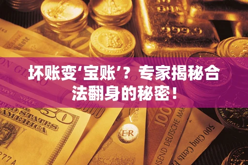 济南坏账变‘宝账’？专家揭秘合法翻身的秘密！