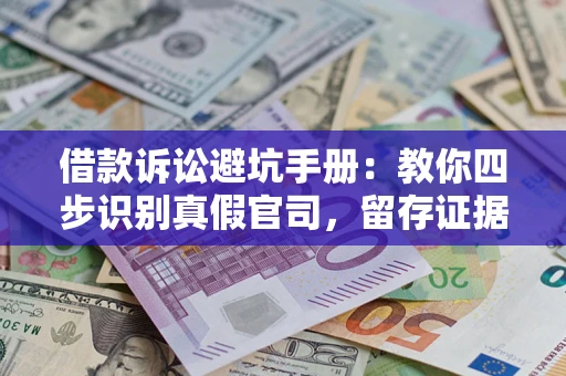 济南借款诉讼避坑手册：教你四步识别真假官司，留存证据不踩雷