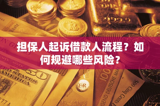 济南担保人起诉借款人流程？如何规避哪些风险？