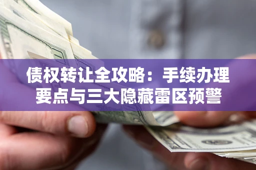 济南债权转让全攻略：手续办理要点与三大隐藏雷区预警